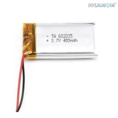 Lithium Polymer Lifepo4 Battery Cells 3.7v 400mah 1.48wh For Mini Fan Bluetooth Headset