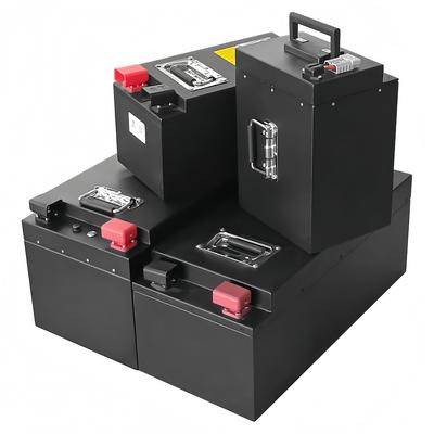 Deep Cycle 12V 200AH 100AH Lithium Ion Lifepo4 Battery Pack with BMS Protection AGV Golf Carts Featuring LFP Anode