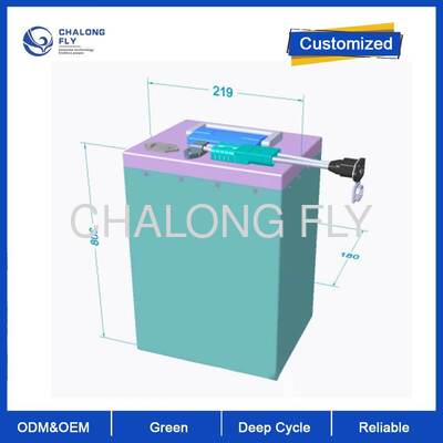 72V 32Ah LiFePO4 Battery with IP67 Waterproof Protection and 1500 Cycle Life for Electric Two-Wheelers