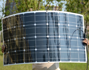 ETFE Coating 100w Semi Flexible Solar Panel Monocrystalline Dust Resistant