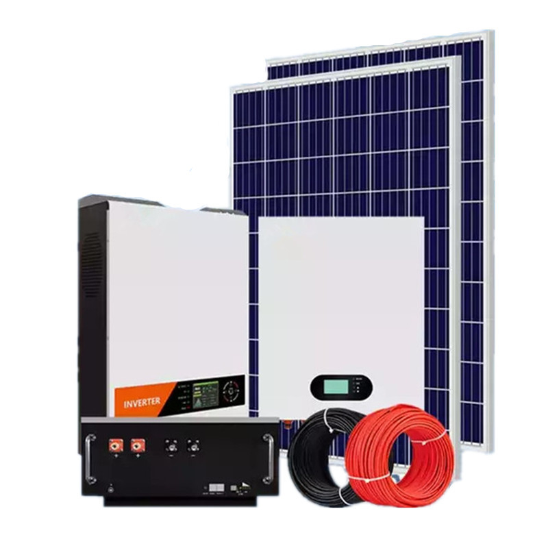 5Kw Solar System Off Grid OEM ODM Grid Tied Solar Power System Home 10Kw 15Kw 20Kw with Lifepo4 Lithium Battery Back Up
