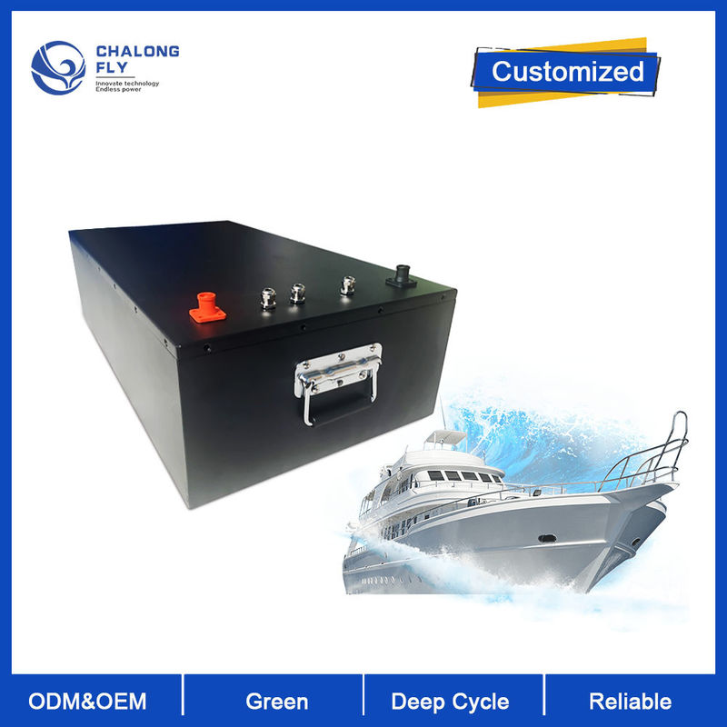 OEM ODM 96V 300Ah LiFePO4 Marine Lithium Battery Pack with IP67 Waterproof and 29.18KWh Energy for Electric Boats