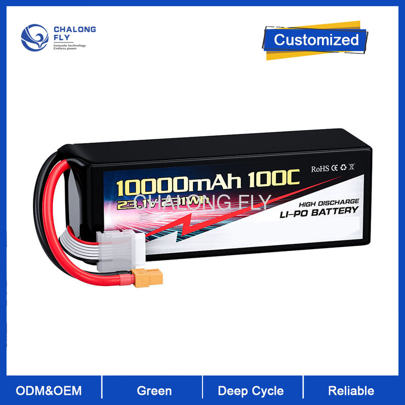 LiHv Ultra-High Voltage 23.1V 10000mAh 100C Drone Battery FPV Lipo Battery for Large Drones