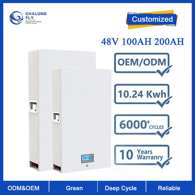 LiFePo4 επαναφορτιζόμενη 48V 100AH 200AH 300AH cOem μπαταριών λίθιου ιονική μπαταρία λίθιου ODM για την αποθήκευση εγχώριας ηλιακής ενέργειας
