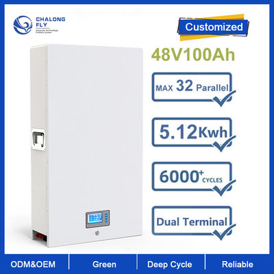 LiFePO4 μπαταρία λιθίου OEM ODM 48V 100AH 200AH 300AH Powerwall Off Grid Οικιακή Ηλιακή Ενέργεια
