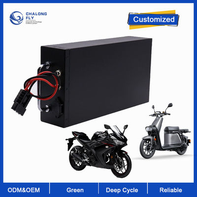 Η μπαταρία λιθίου LiFePO4 60V 72V 96V Συσκευές μπαταριών λιθίου Custom 30AH 40AH 60AH 80AH 150AH Για ηλεκτρονική μοτοσυκλέτα / αναπηρική καρέκλα