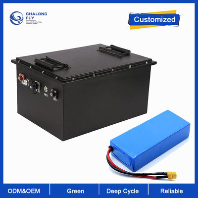 LiFePO4 μπαταρία λιθίου 48V 60V 72V 30AH 60AH 100AH προσαρμοσμένη μπαταρία ιόντων λιθίου επαναφορτιζόμενη για ηλεκτρική μοτοσυκλέτα / ηλεκτρική αναπηρική καρέκλα