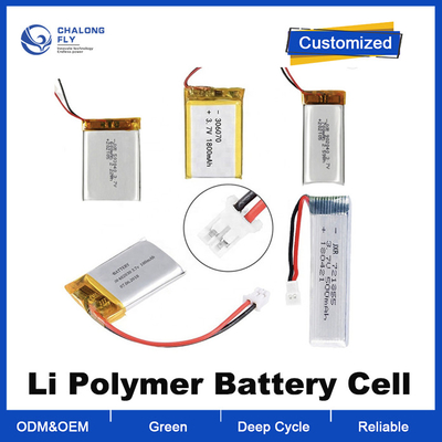 Επανακαταλογηστέα 150mah 350mah 750mah 1000mah 1200mah 2000mah cOem λι-ιονικά πακέτα μπαταριών λίθιου ODM LiFePO4 3.7v