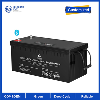 OEM ODM LiFePO4 μπαταρία λιθίου 12V 200Ah μπαταρία λιθίου προσαρμοσμένη μπαταρία μπαταρίες λιθίου πακέτα