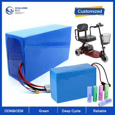 Η μπαταρία λιθίου LiFePO4 OEM ODM 24V 36V 60V 72V 30AH 60AH 80AH 120AH Lithium Ion Battery Pack Για ηλεκτρονικό σκούτερ / ηλεκτρονική αναπηρική καρέκλα