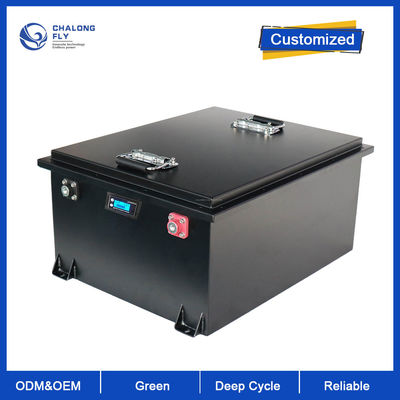 LiFePo4 Forklift μπαταριών κάρρων γκολφ λίθιου προσαρμοσμένη μπαταρία 48V 72V 100AH 200AH 400AH επαναφορτιζόμενη ηλεκτρική μπαταρία