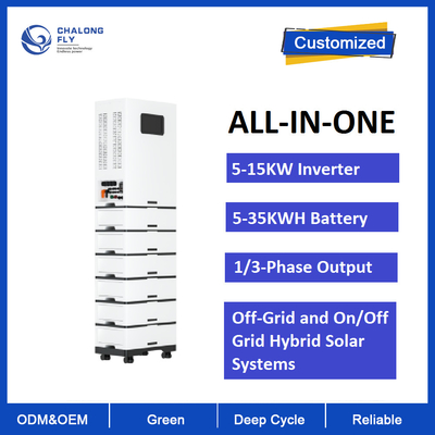 Ηλιακός ανανεώσιμος αναστροφέων 5000W LFP μπαταριών οικιακού LiFePO4 λίθιου