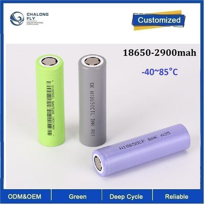 18650 2900mAh Ευρεία θερμοκρασία -40~85°C Μπαταρία λιθίου σιδήρου εφαρμόζεται για στρατιωτική τροφοδοσία Η μπαταρία λιθίου