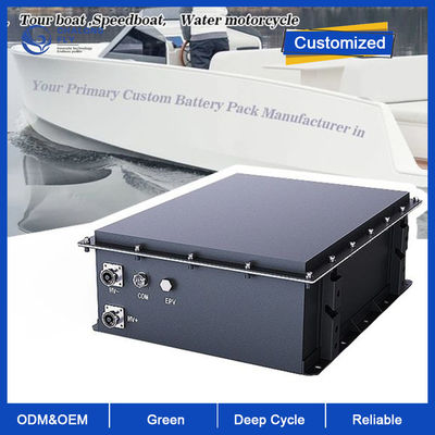 Η μπαταρία λιθίου LiFePO4 96V 105Ah Η μπαταρία ιόντων λιθίου θαλάσσια για εξωπλότους κινητήρες, εσωτερικούς κινητήρες, ηλεκτρικά σκάφη, τέντερ, γιοτ