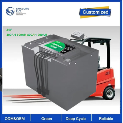 CLF OEM 24V600Ah LiFePO4 μπαταρία φωσφορικού λιθίου σιδήρου για το Toyota Heli Forklift AGV Robot Scooter