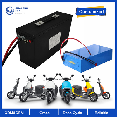 Η μπαταρία λιθίου LiFePO4 OEM ODM 36V 48V 60V 25AH μπαταρία ιόντων λιθίου 60AH 100AH 120AH για ηλεκτρονική αναπηρική καρέκλα / ηλεκτρονική μοτοσυκλέτα / ηλεκτρονικό ποδήλατο