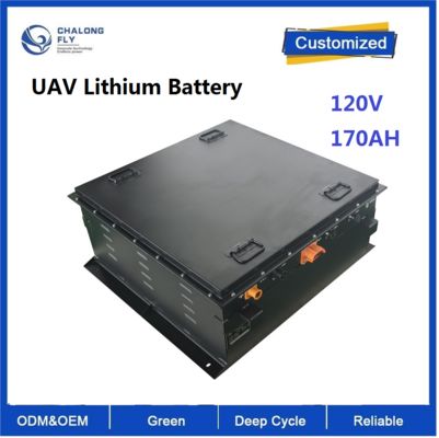 120V 170Ah 3000 κύκλοι Συσκευή μπαταριών LiFePO4 για μη επανδρωμένα οχήματα