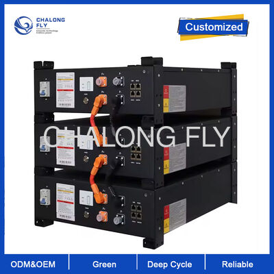 48V 100Ah Stackable Rack-mounted Lithium-ion Battery με έξυπνο BMS για βιομηχανική αποθήκευση ενέργειας