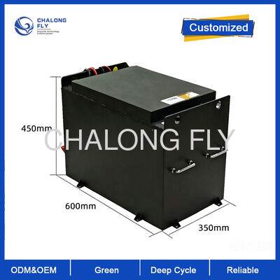 Μπαταρία περονοφόρου 48V 400Ah Συμπαγής LiFePO4 155Wh/kg Υψηλής Πυκνότητας Ενέργειας Λεπτός Σχεδιασμός Εκτεταμένος Χρόνος Βιομηχανικής