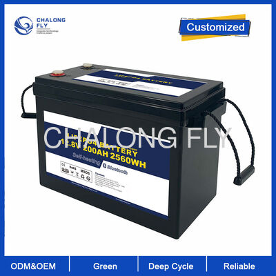 12V 300Ah LiFePO4 RV μπαταρία με 6000+ κύκλους 90% βαθιά έκπτωση και ενσωματωμένο BMS για Off Grid Ηλιακή