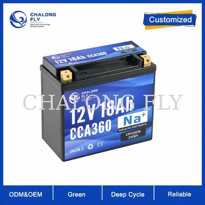 12.8V 18Ah 360CCA LiFePO4 μπαταρία εκκίνησης μοτοσυκλέτας για εφαρμογές σπορ