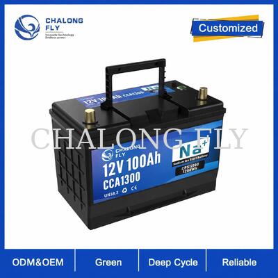OEM 12V μπαταρία νάτριο-ιόντων εκκινητή σειρά 60Ah 80Ah 100Ah για την αντικατάσταση αυτοκινήτων