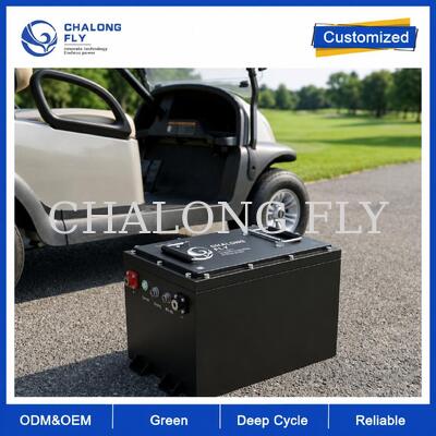 36V & 48V 105Ah μπαταρία LiFePO4 για κάρτες γκολφ με έξυπνο σύστημα BMS για οχήματα στόλου