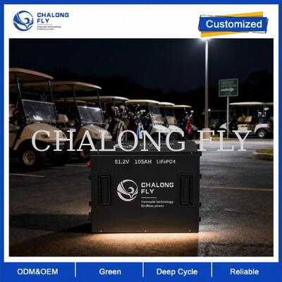 Η μπαταρία Smart LiFePO4 Golf Cart με παρακολούθηση APP και χωρητικότητα 105Ah 210Ah σε επιλογές 36V 48V 72V 96V