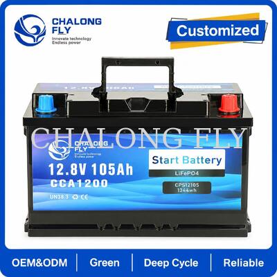 12.8V 100Ah LiFePO4 Μπαταρία Εκκίνησης με Υψηλό Ρεύμα Εκκίνησης για Θαλάσσιες & Εφαρμογές Φορτηγών